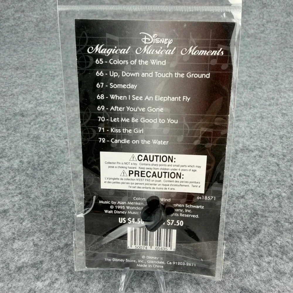 2000 Disney Store Magical Musical Moments Pin #71 Kiss the Girl Little Mermaid